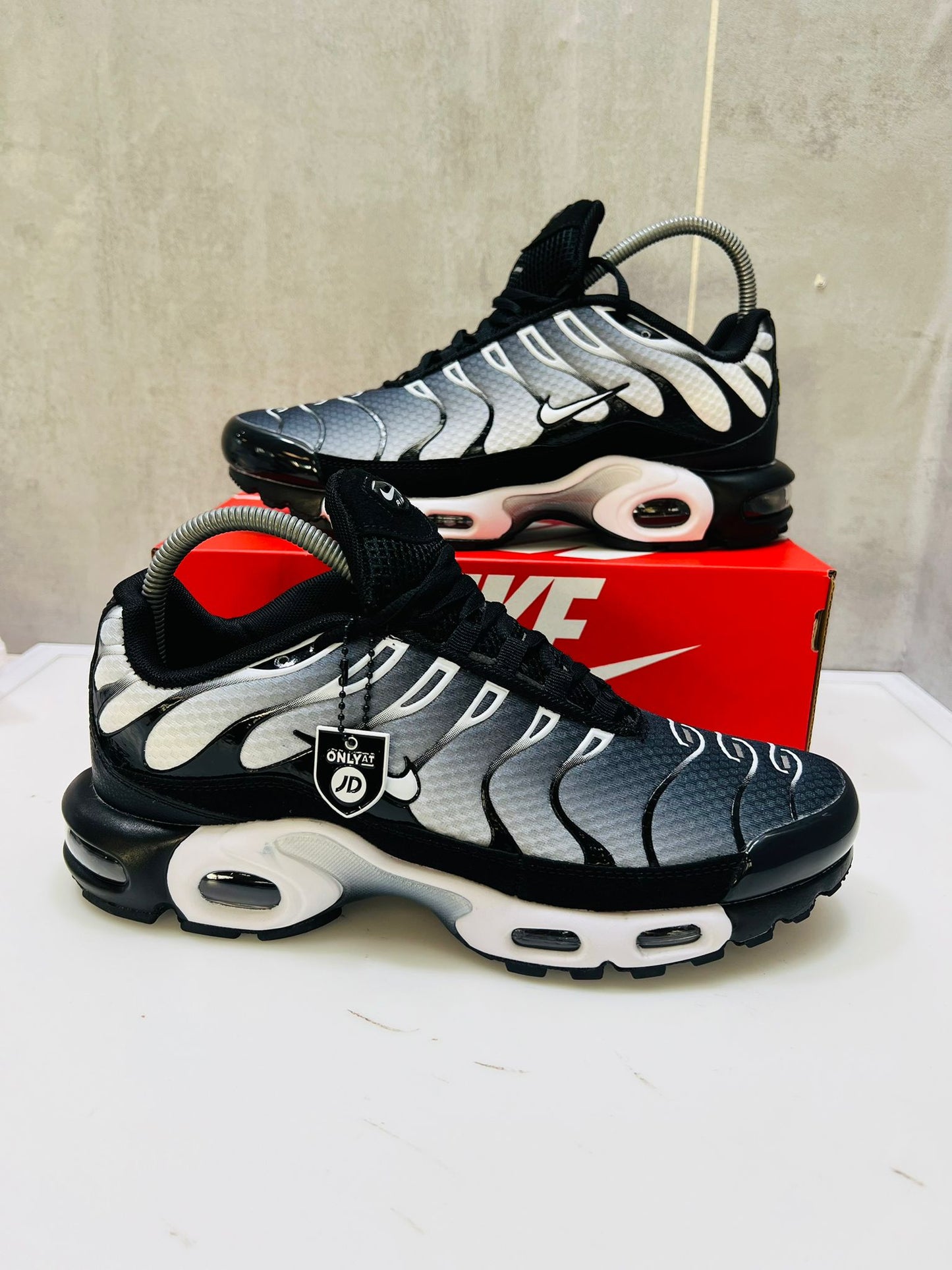 Nike Air Max Plus TN Black Grey White Sneakers