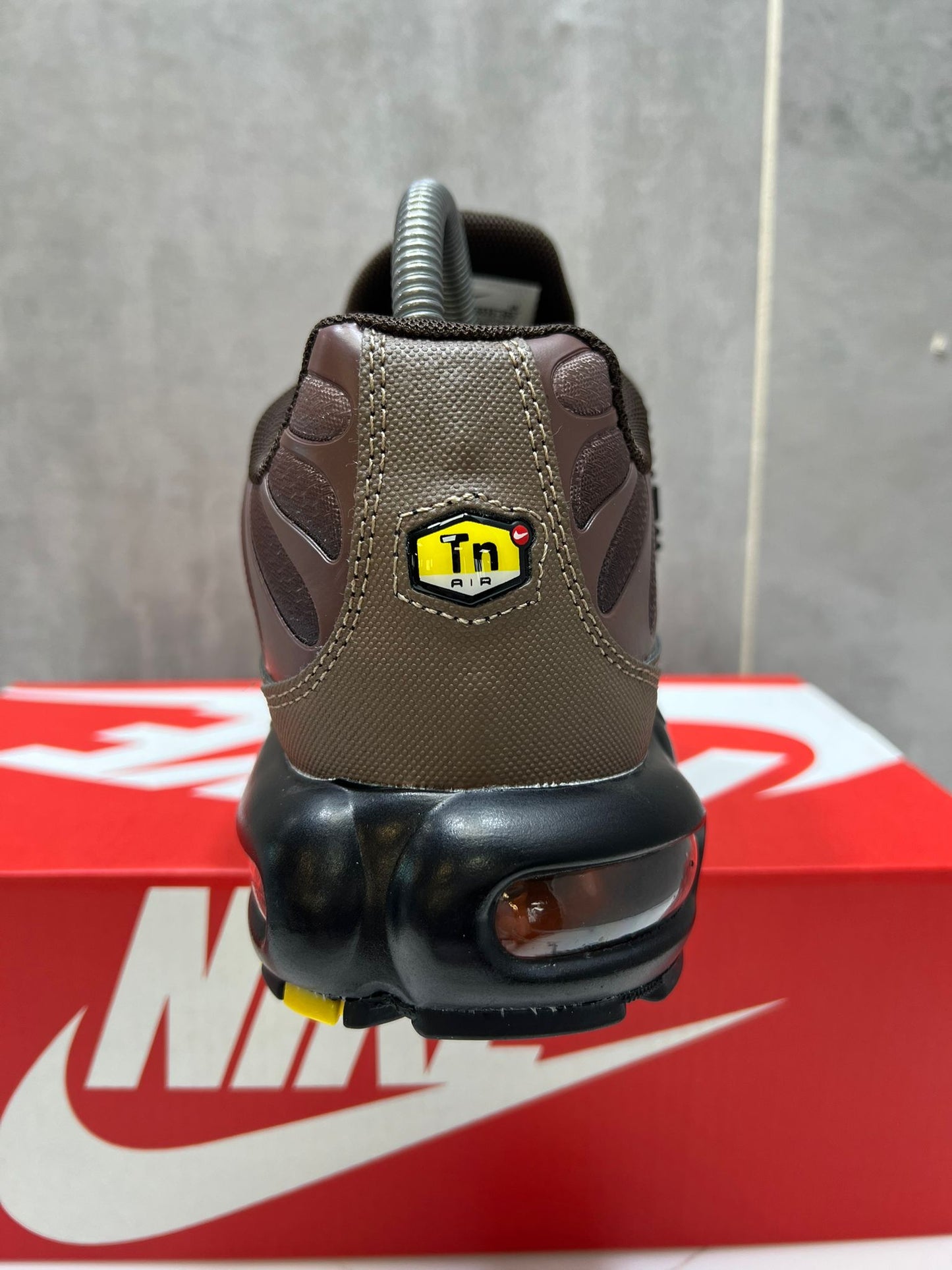Nike Air Max Plus TN Brown & Beige Running Shoes