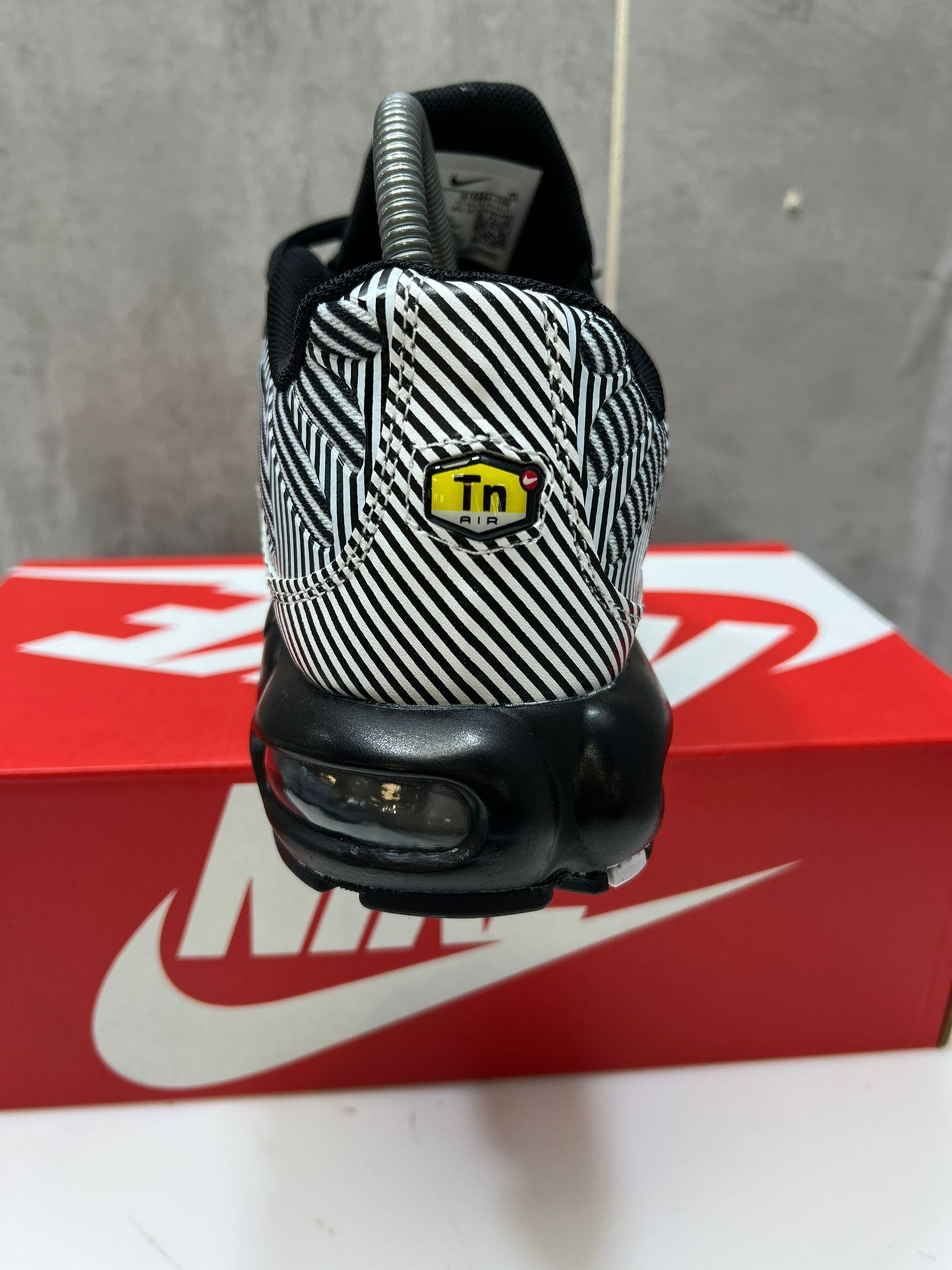 Nike Air Max Plus TN's Monochrome Geometric Sports Trainers