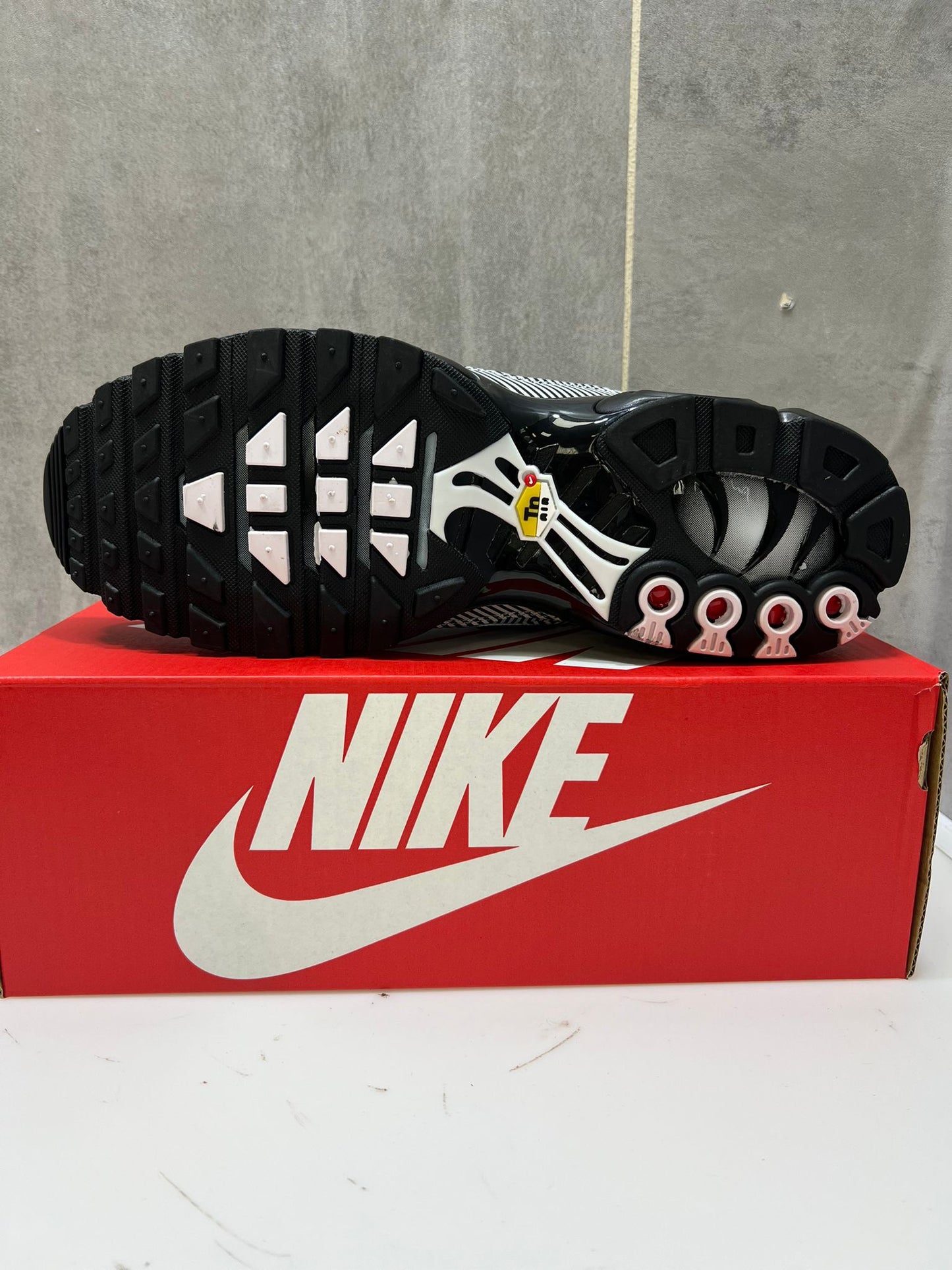 Nike Air Max Plus TN's Monochrome Geometric Sports Trainers