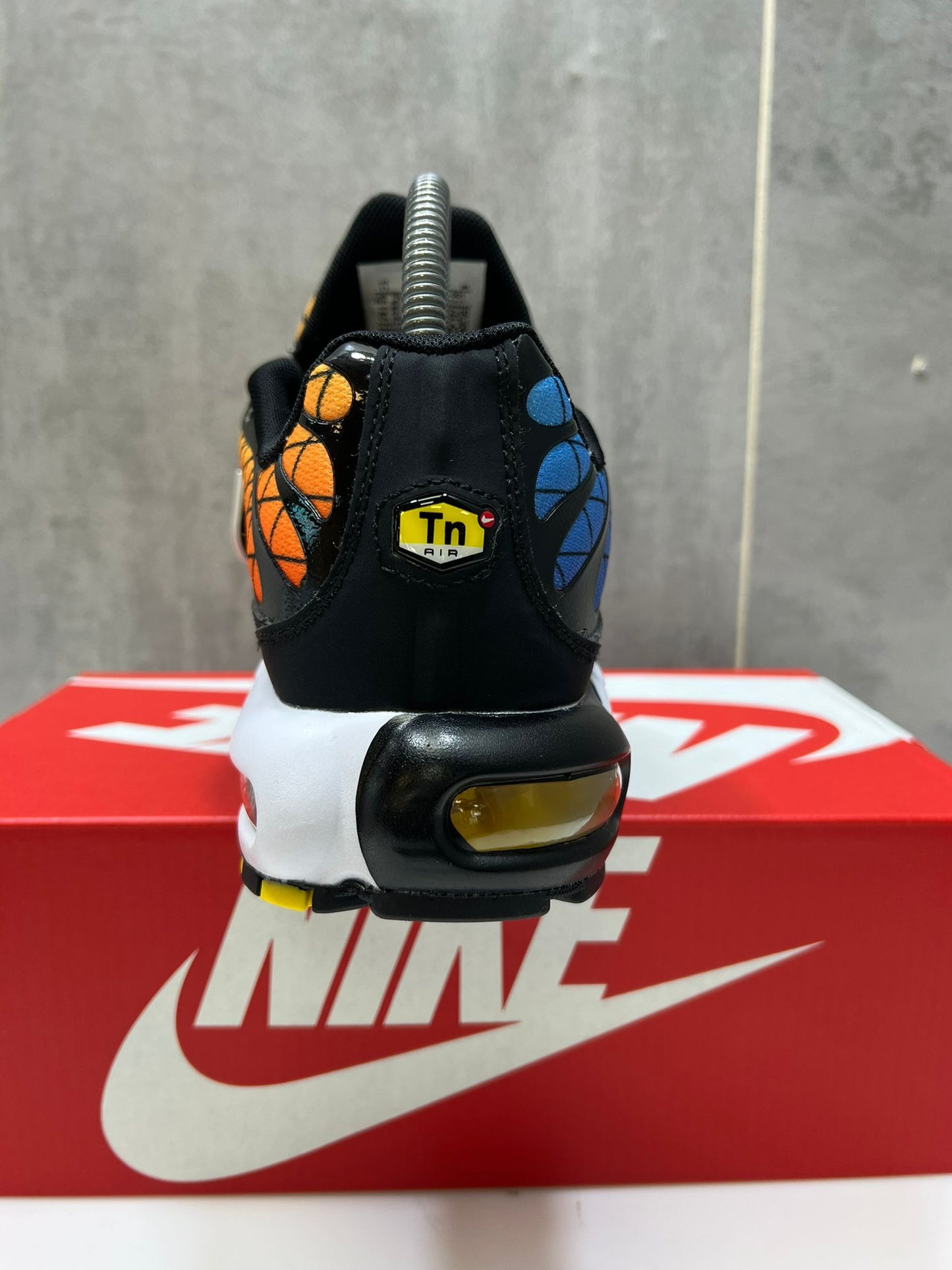 Nike Air Max Plus TN's Gradient Mesh Sneakers – Blue & Yellow