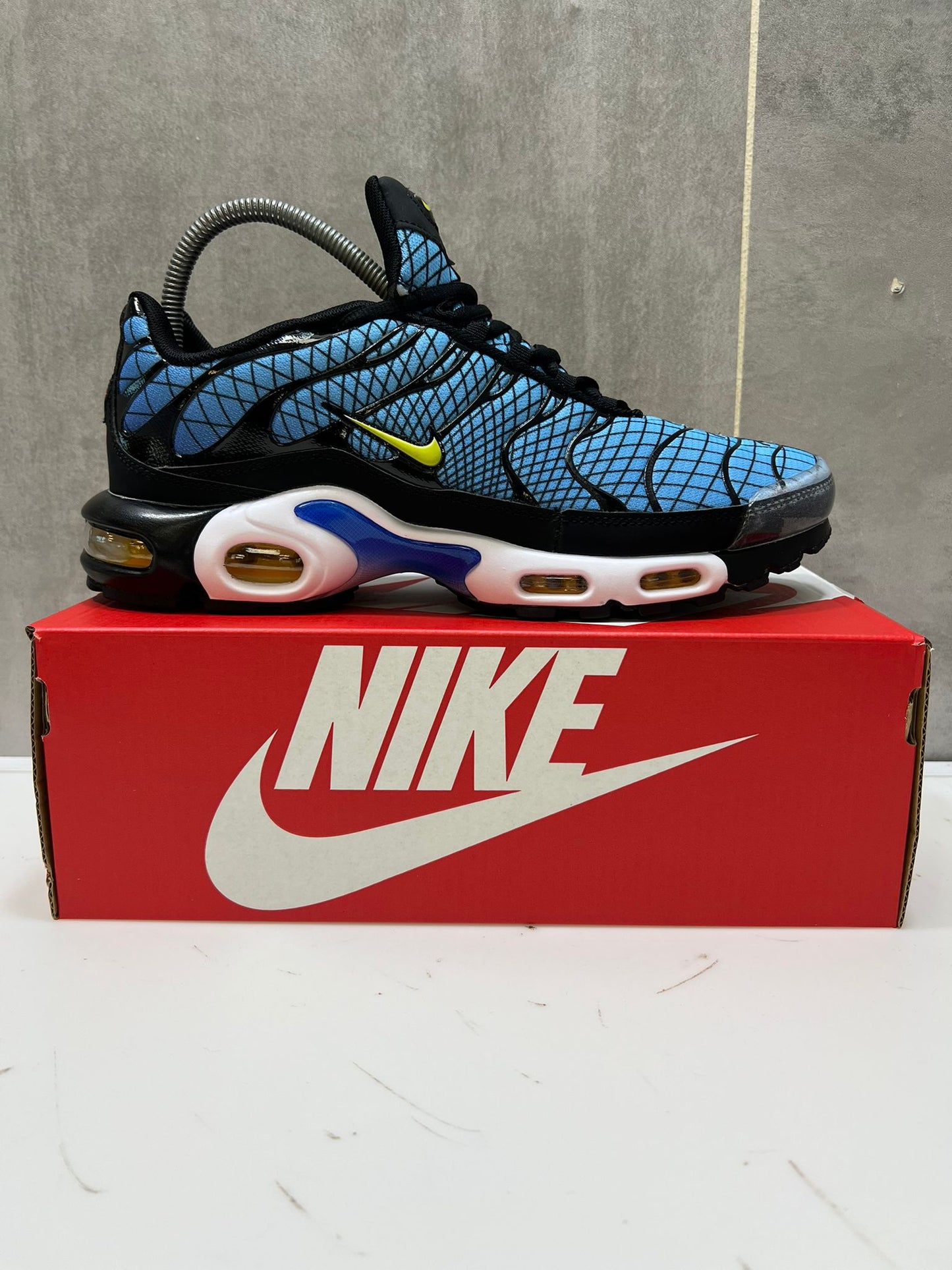 Nike Air Max Plus TN's Gradient Mesh Sneakers – Blue & Yellow