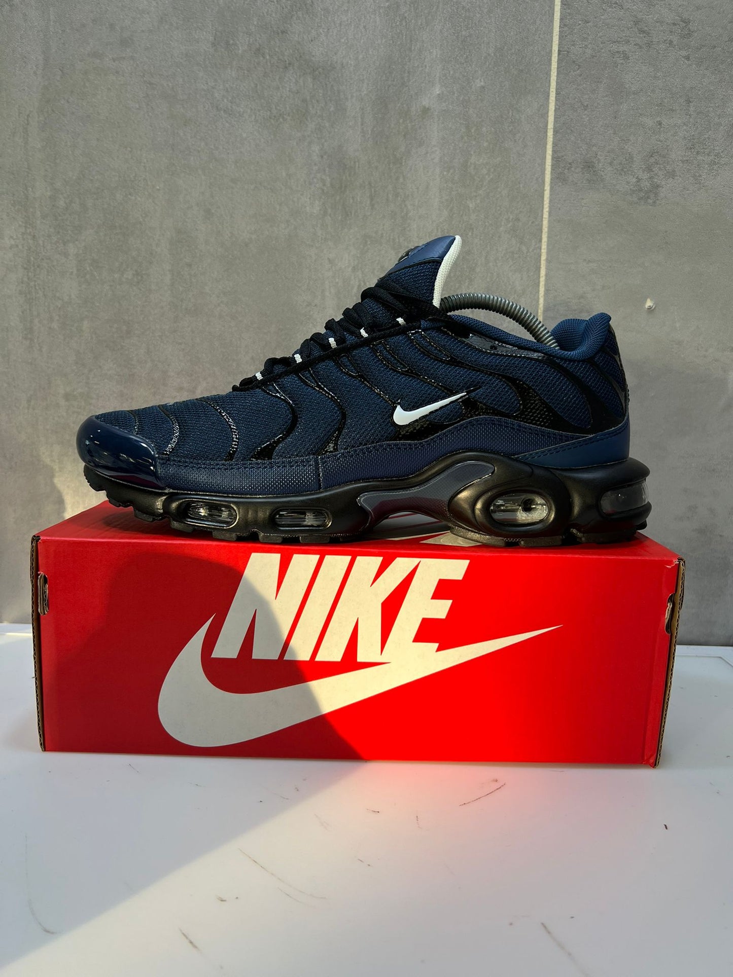 Nike TN's Air Max Plus Dark Navy Breathable Sneakers