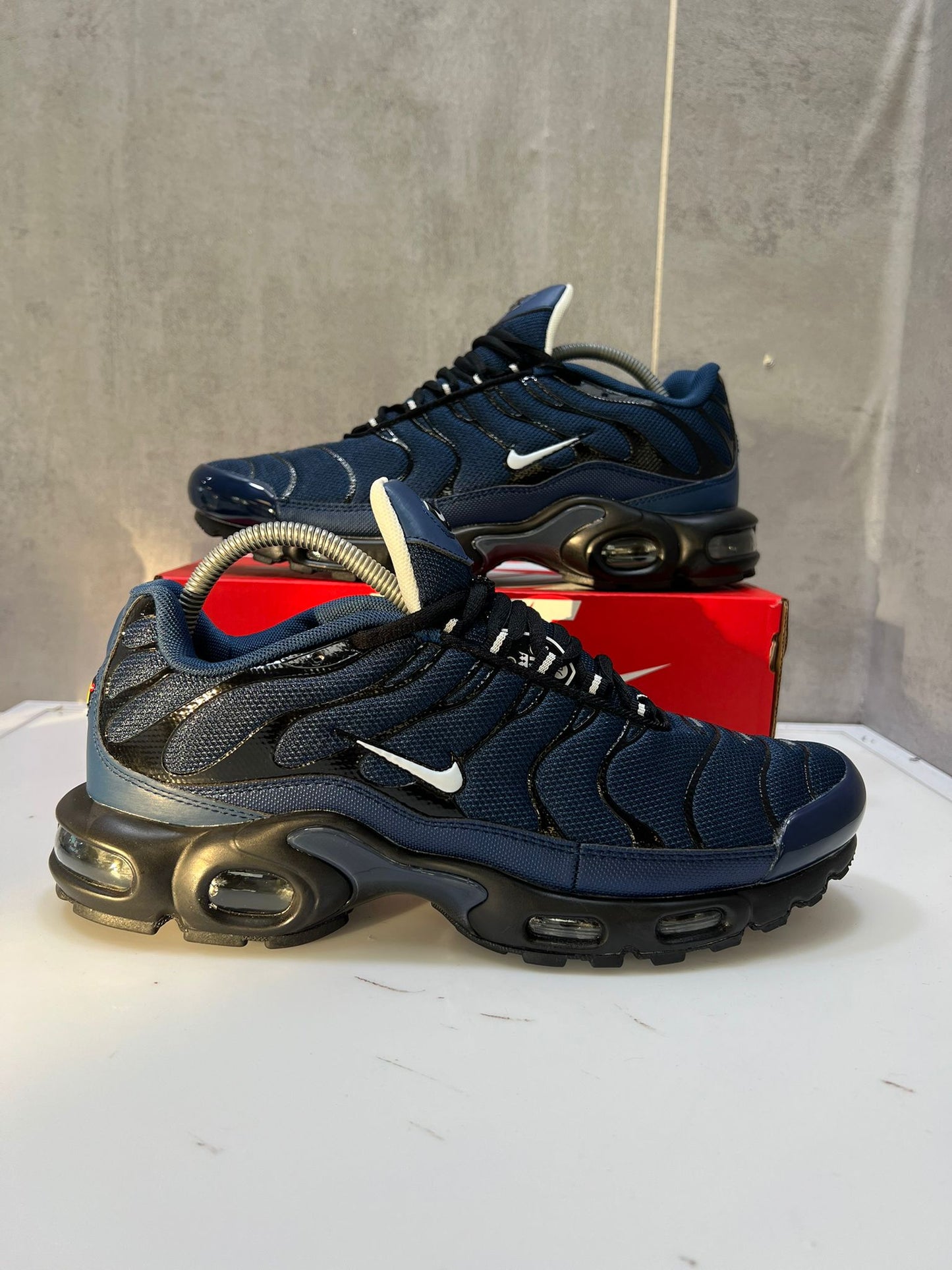 Nike TN's Air Max Plus Dark Navy Breathable Sneakers